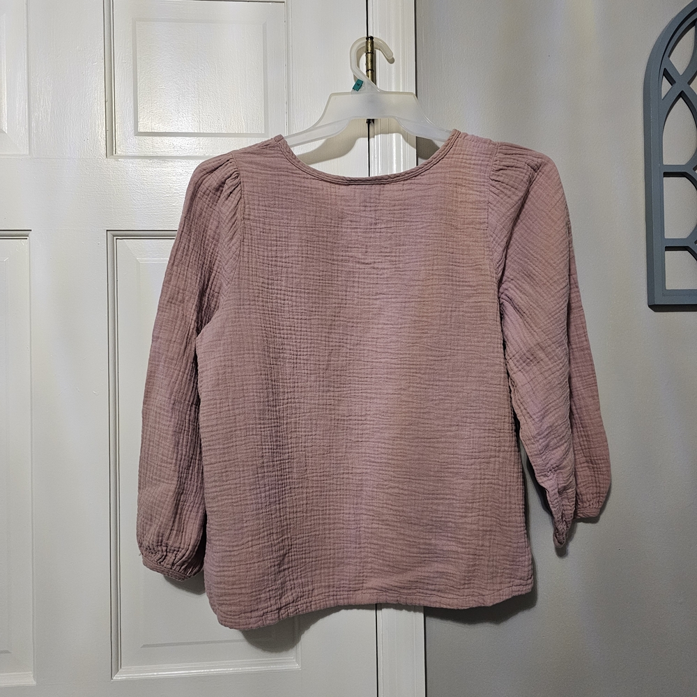 Universal Thread Blush Textured Blouse - Picture 3 of 4
